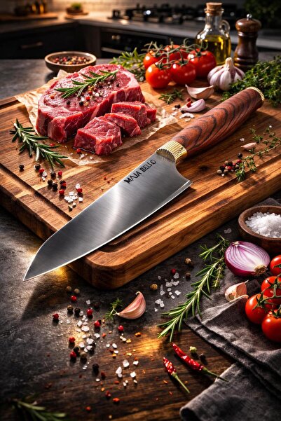 KARTEYA SEBZE VE ET KESME BIÇAĞI (ŞEF BIÇAĞI)