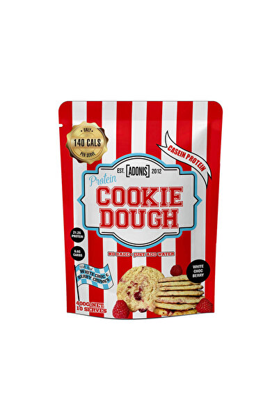 Adonis أدونيس كوكي دو بروتين بنكهة توت وشوكولاته بيضاء ( 400 جم)