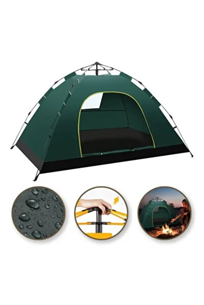 JollyMag Cort verde cu sistem pliabil pentru 2-3 persoane, camping sau plajă