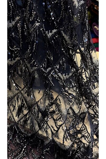 MEKİK MANİFATURA Fringed Sequin Fabric