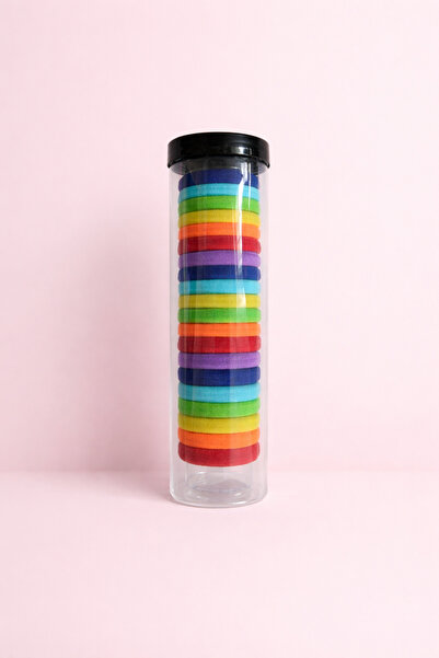 Elam butik Rengarenk lastik toka 20'li