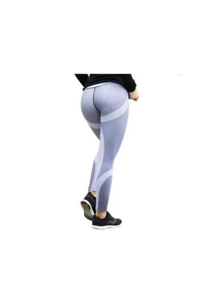 JollyMag Sport Leggings for Training Size S Gray with White