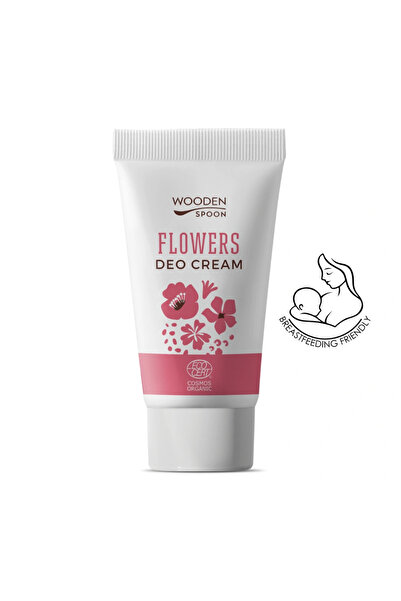 Wooden Spoon Floral Cream Deodorant, Organic, 40ml