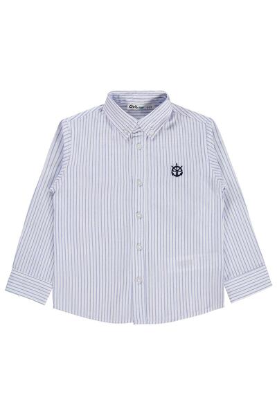 Civil Boys Смугаста сорочка для дітей віком 2-5 років - Синя 3-4 роки