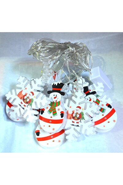 Gimihome Christmas Installation, Decoration Curtain with 10 LEDs, 3 x 0.6 M