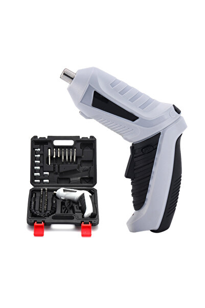 NO BRAND Cordless Screwdriver, Household Small Electric Drill, Rechargeable S...