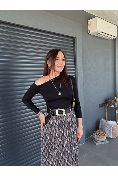 X-Young Bluza sa preklopljenim ovratnikom CRNA