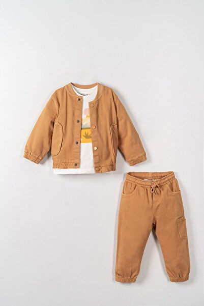 nk kids Turtle Baby Jacket Camel 48608