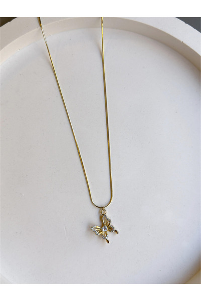toyigoo Xuping butterfly necklace - gold