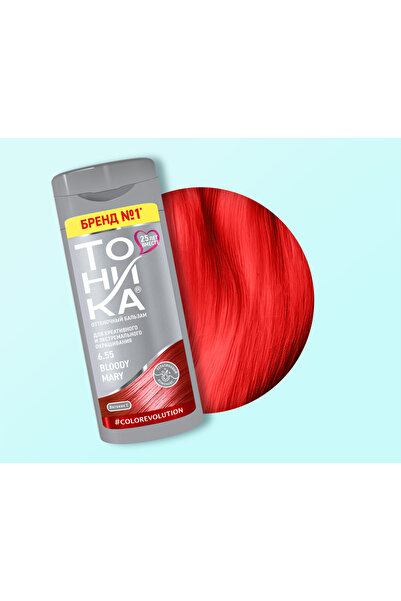 Tonika Yarı kalıcı renk veren saç balsamı (6.55 yoğun kırmızı)
