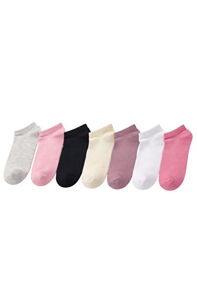 JUST SOCKS 7-Pack Children's Cotton Booties Socks