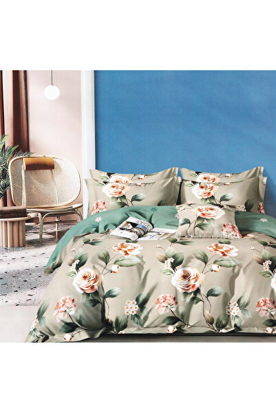 FIONNA.RO Satin Cotton Underwear 4 Pieces - Rose Garden