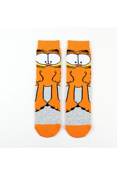 ALEMDAR STORE Anime socks in neon green