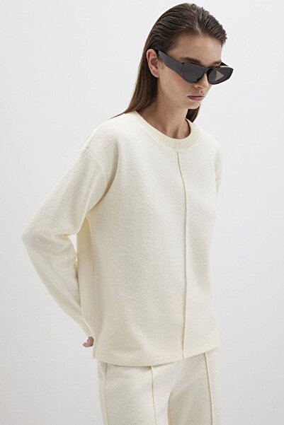 Mavi Kadın Uzun Kollu Modelli Penye