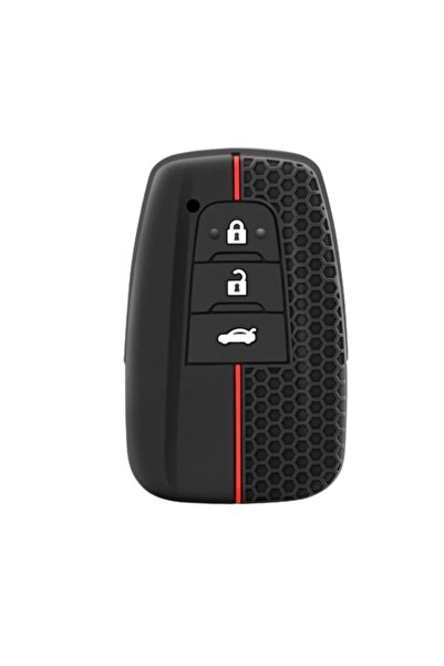 AUTOTOB Husa cheie silicon AUTOTOB®, 3 butoane Toyota Corolla, Prius, Camry, ...