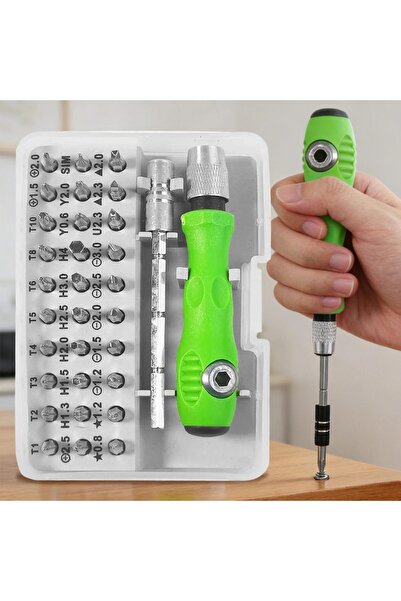 Generic 32 in 1 Precision Tool Kit with Handle Extension Rod and Bits, Multi ...