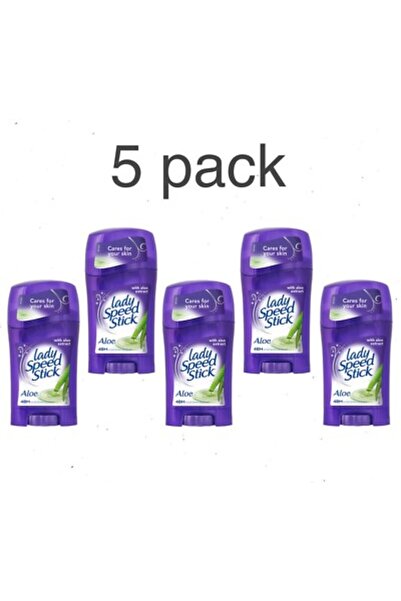 Lady Speed Stick 5pack ALOE SENSITIVE Womens antiperspirant stick 1.4oz / 40gr