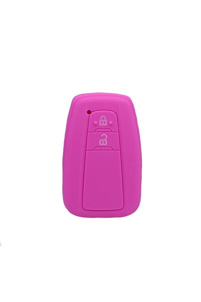 AUTOTOB AUTOTOB® silicone key cover, 2 buttons Toyota Corolla, Prius, C-HR, pink