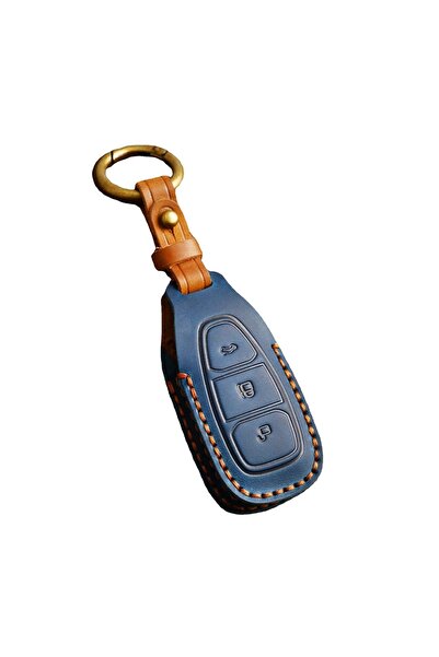 AUTOTOB Husa cheie keyless Ford Focus, Mondeo, Fiesta, Kuga, Ecosport, piele ...