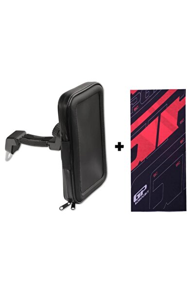 GP KOMPOZİT TTR02 Universal Su Geçirmez Fermuarlı Telefon Tutucu Siyah (1 Ade...