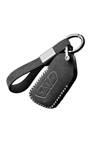 AUTOTOB Husa cheie din alcantara, AUTOTOB®, VW/Skoda/Seat 2020, negru/alb