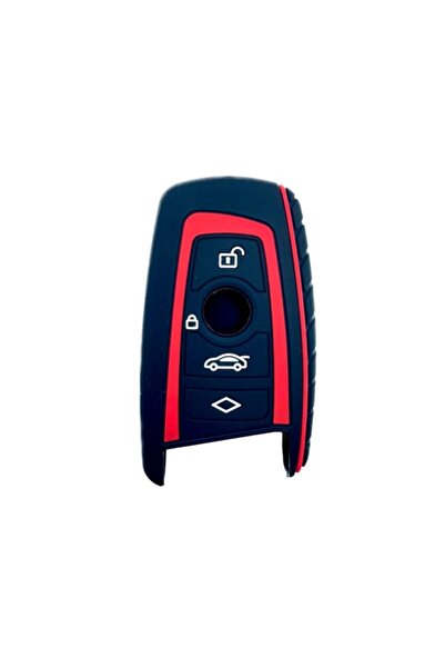 AUTOTOB AUTOTOB® silicone key cover, 4 buttons, BMW, black/red