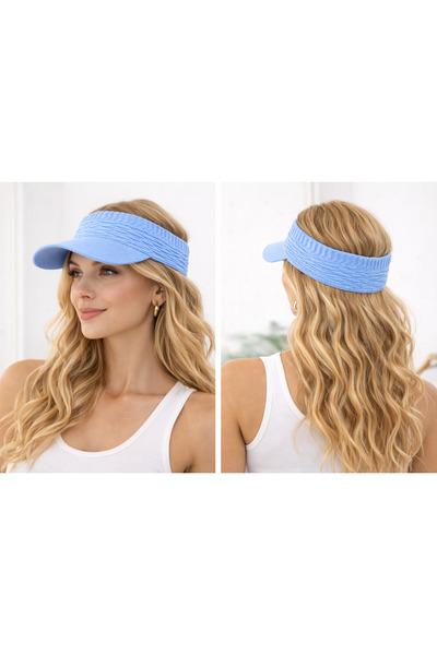 kuru 🌈 LUMIÈRE FLEX – Стилна шапка с козирка с UV защита и плетен вид