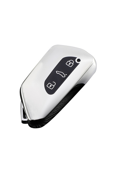 AUTOTOB Husa cheie TPU, AUTOTOB®, VW/Skoda/Seat 2020, argintiu