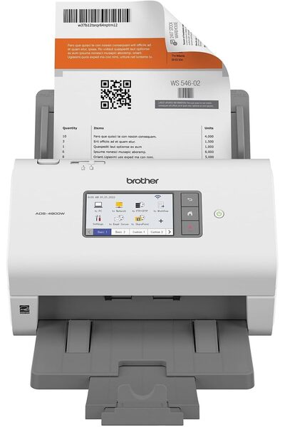Brother ADS-4900W Professional Desktop Scanner with Fast Scan Speeds, Duplex,...