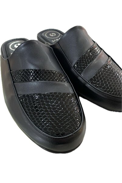 SARACE Black Men's Home Guest Dowry Bundle and Groom Slippers