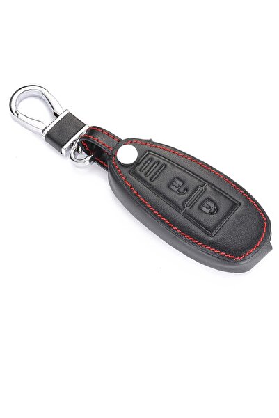 AUTOTOB AUTOTOB® key case, 2 buttons, Suzuki, eco- Leather , black