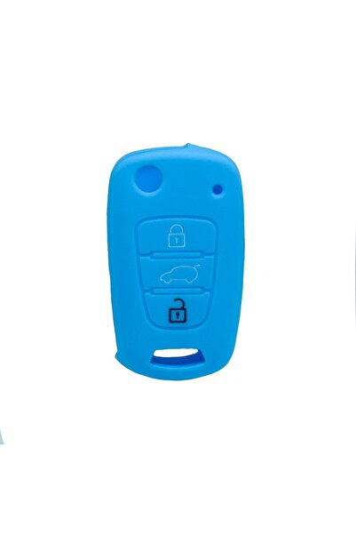 AUTOTOB Husa cheie tip briceag Hyundai i30, albastru deschis
