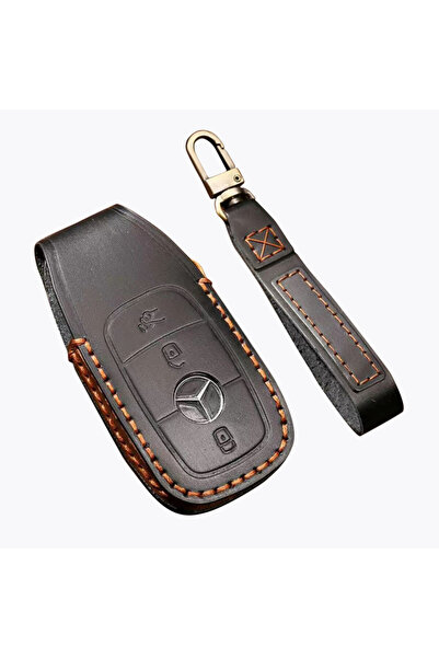 AUTOTOB Mercedes car key case, AUTOTOB®, made of genuine Leather , black