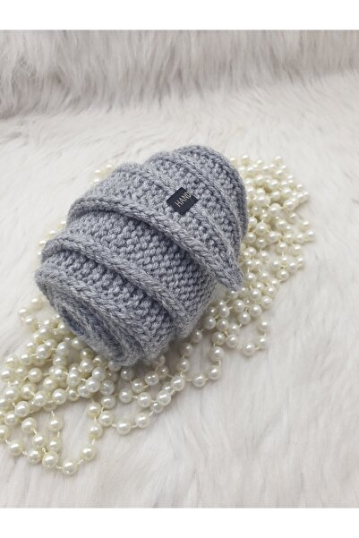 HAPPY HANDMADE وشاح قطني على شكل كرواسون/وشاح صغير مقاس 1.20 سم/وشاح كرواسون/...