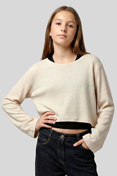 ww waka waka kids store Girl's Crop Sweatshirt and Tank Top Two-Piece Set