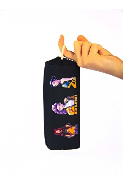 GC GÖKHAN CLUB Demon Hunters K-Pop Rumi Mira Zoey Anime Pencil Case High Capa...