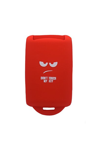 AUTOTOB Husa cheie keyless Renault/Dacia, model "Don't touch my key", rosu