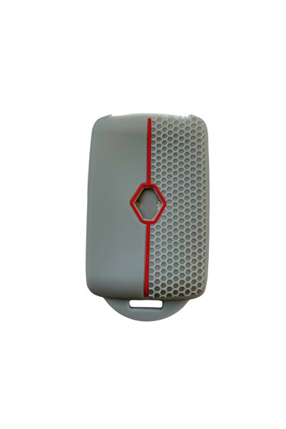 AUTOTOB Renault keyless key case, sports model, light gray/red
