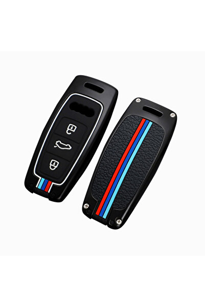 AUTOTOB Husa cheie keyless Audi A6 C8 A7 A8 Q8, aliaj zinc si silicon, AUTOTO...