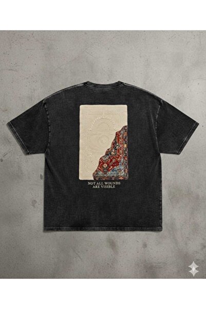 ZEMLİYA Υπερμεγέθη μπλουζάκι με γραφικό σχέδιο – Casual streetwear με άνετη ε...