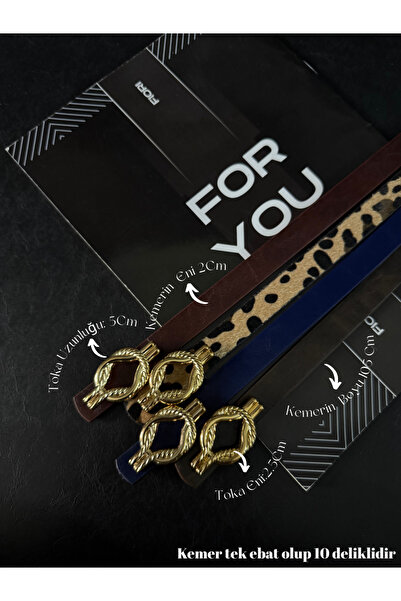 Fiori 4-Pack Thin Snake Buckle Basic Women's Trouser Belt, Jacket Belt, Dress...