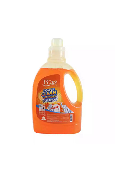 vcare Power Clean Laundry Detergent Liquid With The Scent Of Fresh Blossom- 2Ltr