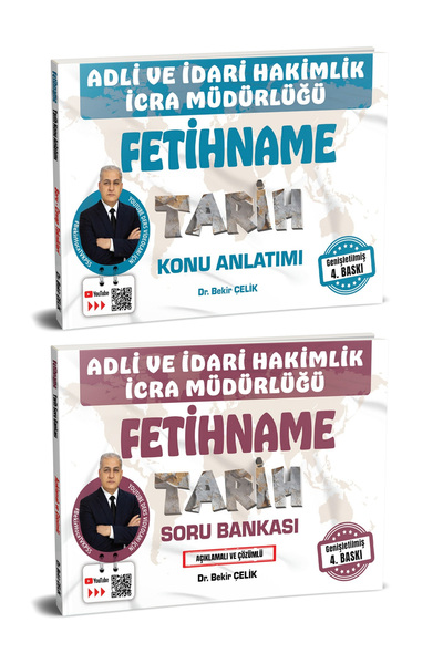 Bekir Çelik Tarih Adli İdari Hakimlik İcra Müdürlüğü FETİHNAME Tarih Konu Anl...