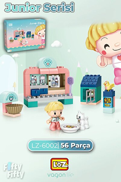 Vagonlife مجموعة لوز جونيور سيريز بيتي كلينيك المكونة من 56 قطعة من ألعاب الب...