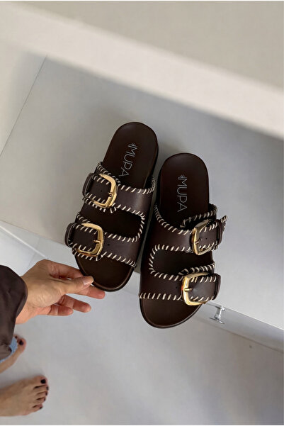 Mupa Shoes Women's Slippers Bitter Brown