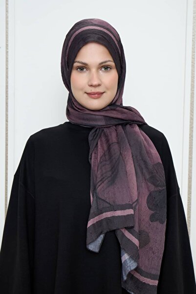 Modakaşmir Шал от бамбук с флорален мотив