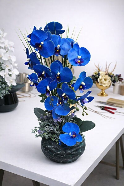 essacraft MAVİ ORKİDE ARANJMANK