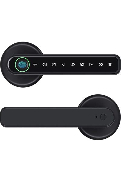 Taimi Smart Aluminum Alloy Door Lock with Fingerprint, Password and Key Door ...