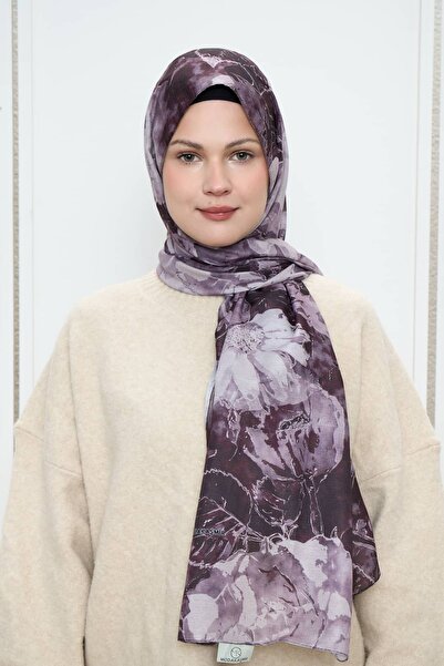 Modakaşmir شال لينا بنمط باقة الزهور