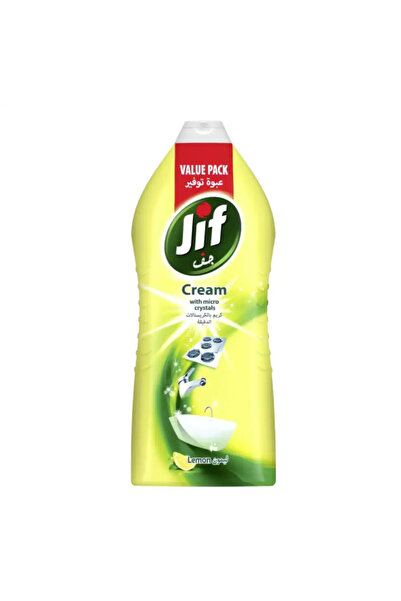 Jif Lemon Enriched Cream Cleaner And Stain Removal With Micro Crystals- 1500ml
